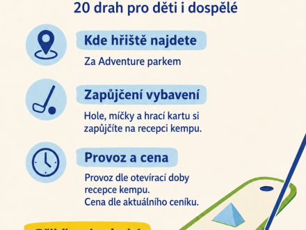 NOVINKA: MINIGOLF